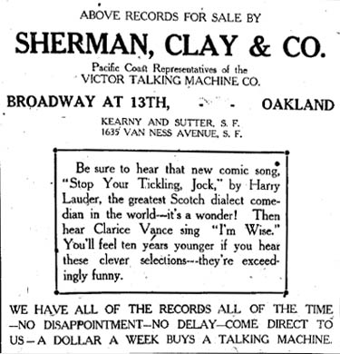 Advertisement from the Hayward Review. 