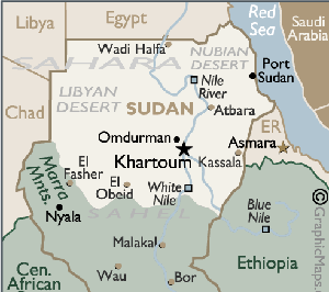 egypt sudan map