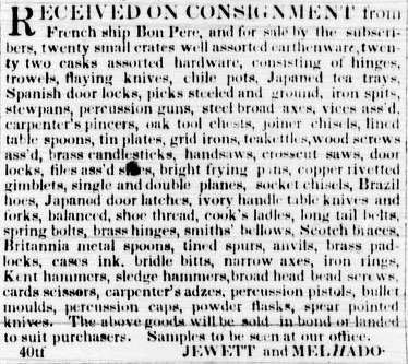 Weekly Alta California, October 11, 1849.