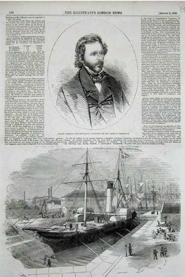 Colonel Fremont in the Illustrated London News 1856.