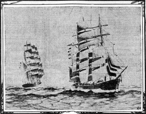 British Ships Cumberland and Earlscourt.